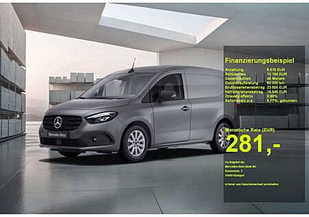Mercedes-Benz Citan e Kasten PRO LED+AHK1,35to+Navi+Kam.