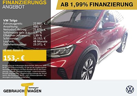 VW Taigo Volkswagen 1.0 TSI MOVE PANO KAMERA LM16