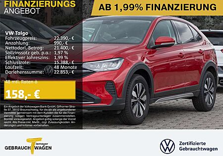 VW Taigo Volkswagen 1.0 TSI MOVE PANO KAMERA LM16