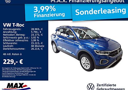 VW T-Roc Volkswagen 1.5 TSI DSG LIFE LED+NAVI+STANDHZG+ACC+ALU