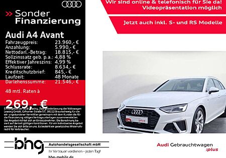 Audi A4 35 TDI S-tronic S-Line Navi APS Sitzhzg