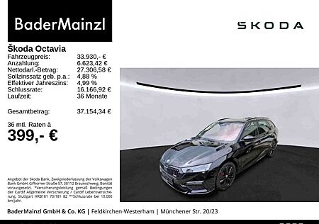 Skoda Octavia Combi RS 2.0 TSI DSG AHK HUD Matrix Kam.