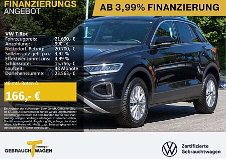 VW T-Roc Volkswagen 1.0 TSI LIFE NAVI LED SITZHZG VIRTUAL