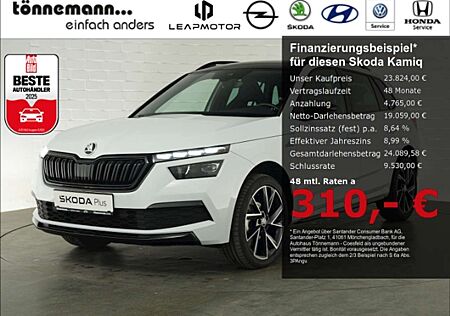 Skoda Kamiq MONTE CARLO TSI DSG+NAVI+PANORAMADACH+SITZ-/LENKRA