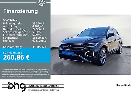 VW T-Roc Volkswagen 1.5 TSI DSG, AHK, Navi, Assistenzsysteme