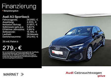 Audi A3 35 TFSI S line*LED*Alu*PDC* Con