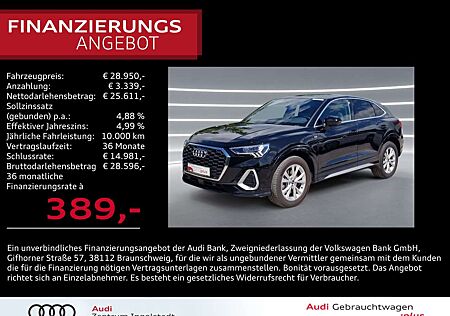 Audi Q3 Sportback 45 TFSI e S line LED NAVI virtual+