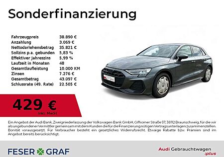 Audi A3 S line 35TFSI S tronic Navi+/SHZ/Kamera/LED/ACC/VC