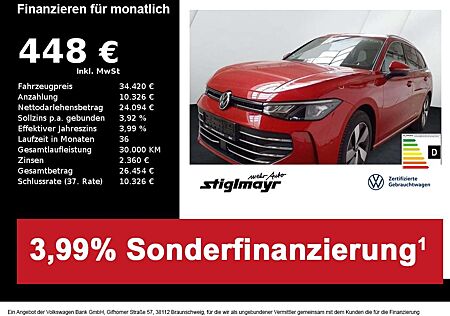 VW Passat Variant Volkswagen Business 2.0 TDI DSG ACC+AHK+KAMERA+LED+NAVI