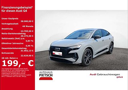 Audi Q4 e-tron Sportback 40 Matrix-LED AHK NAVI VC PANO RFK PDC