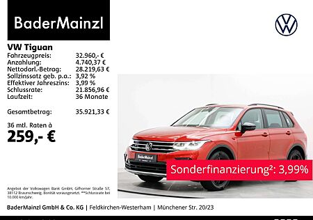 VW Tiguan Volkswagen 2.0 TDI DSG 4M Urban Sport AHK Stdhz Kam.