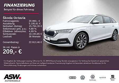 Skoda Octavia gebraucht kaufen Skoda Octavia Combi iV CLEVER 1.4 TSI DSG LED Navi AHK