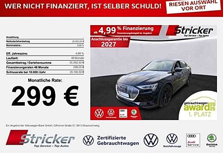 Audi e-tron 50 Sportback 299,-ohne Anzahlung AHK Pano