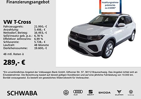 VW T-Cross Volkswagen Life 1.0 TSI