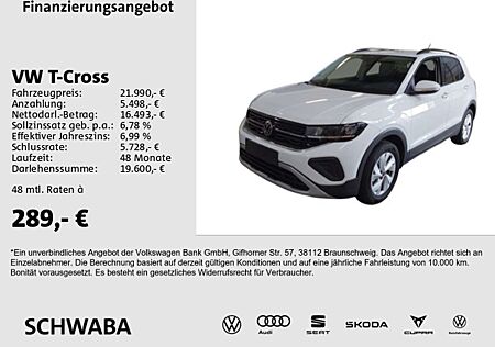 VW T-Cross Volkswagen Life 1.0TSI LED*VIRTUAL*ACC*LANE*PDC*16"