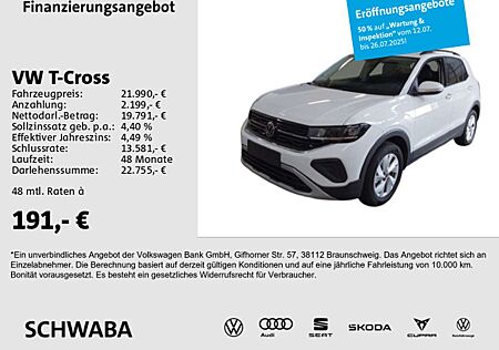 VW T-Cross Volkswagen Life 1.0TSI LED*VIRTUAL*ACC*LANE*PDC*16"