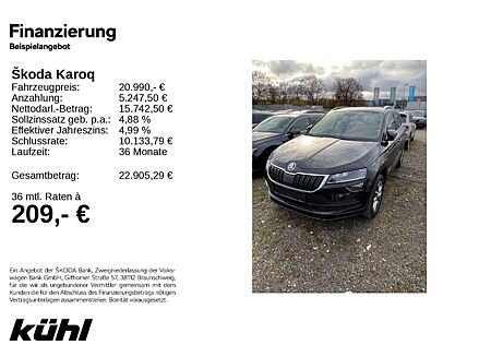 Skoda Karoq 1.0 TSI Clever Navi,Kamera,PDC