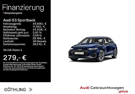 Audi S3 TFSI S tro*LED*Virtual*Navi+*S-Sitz