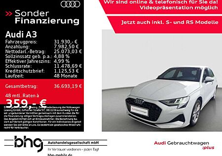 Audi A3 35 TFSI Sportback S tronic advanced