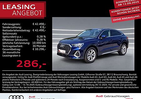 Audi Q3 Sportback 35 TDI S line LED AHK ACC NAVI virt