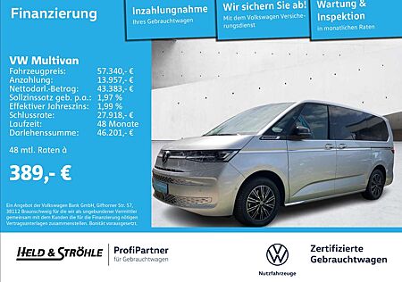 VW T7 Multivan Volkswagen Style LÜ 1.4 eHybrid DSG IQ NAV AHK