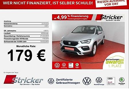 Seat Ateca Style 1.5TSI 179,-ohne Anzahlung AHK Navi Sitzhei