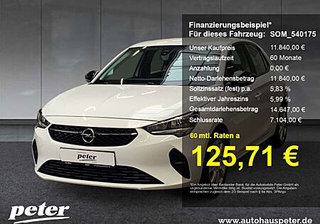Opel Corsa F 1.2 Edition Klima Sitzheizung Allwetter