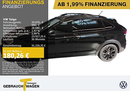 VW Taigo Volkswagen 1.5 TSI DSG R-LINE BLACK STYLE KAMERA AHK