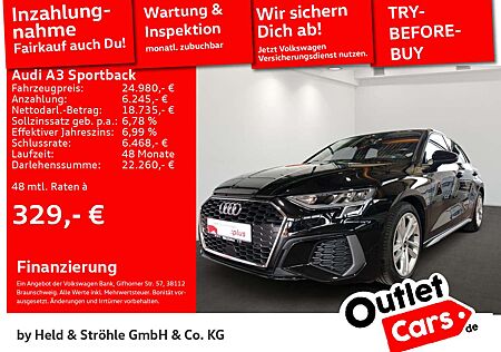 Audi A3 S line 35 TFSI BUSINESS NAV VIRTUAL