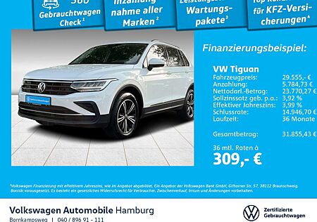VW Tiguan Volkswagen 2.0 TDI Life 4M DSG LED Navi Rear View