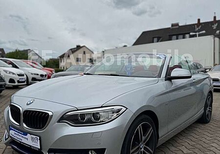 BMW 218 i Cabrio Sport Line 2.Hand Red Edition shz