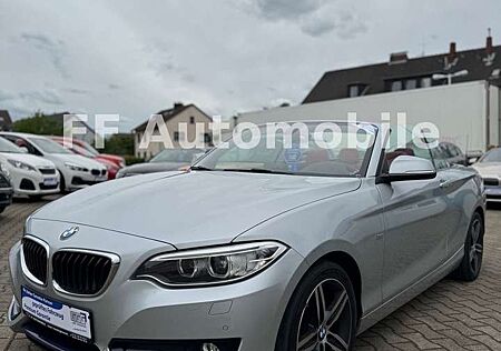 BMW 218 i Cabrio Sport Line 2.Hand Red Edition shz