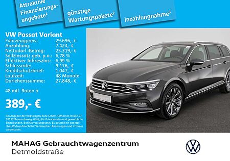 VW Passat Variant Volkswagen 2.0 TSI Elegance AHK IQ.Light Nav
