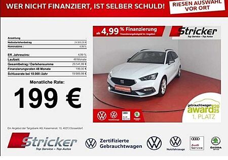 Seat Leon FR-Line 1.5eTSI DSG 199,-ohne Anzahlung Navi ACC