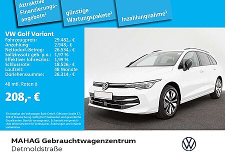 VW Golf Variant Volkswagen Golf VIII Variant 1.5 TSI GOAL AHK Navi RearView