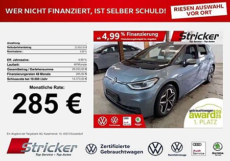 VW ID.3 Volkswagen Pro S 150/77 285,-ohne Anzahlung ACC Navi Wärmepu