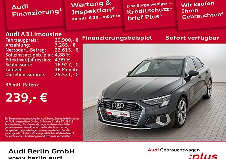 Audi A3 35 TFSI advanced edition one S tr.