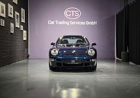 Porsche 993 Carrera 4 S Coupe / Ozeanblau / Schiebedach