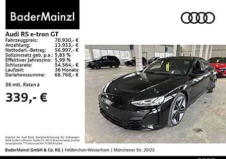 Audi e-tron GT RS quattro Pano Matrix B&O Luft