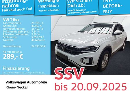 VW T-Roc Volkswagen 1.0 TSI Life Navi PDC LED uvm