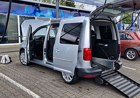 VW Caddy Volkswagen Rollstuhlgerecht mit Rampe