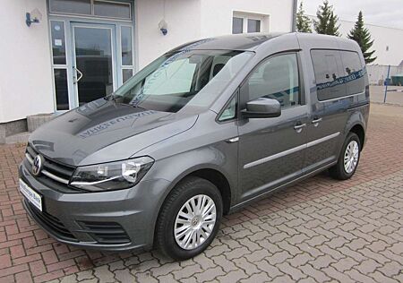 VW Caddy Volkswagen PKW+7-Sitze+AHK+Klima+SHZ+PDC+MFL+1. Hand