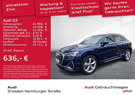 Audi Q3 35 TFSI S line LED Navi AHZV S tronic