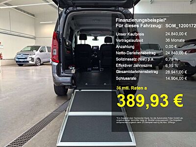 Opel Combo Life Combo Life 1.5 D Ultimate 2 Sitzer + Rollstuhlumbau / Rollstuhlrampe