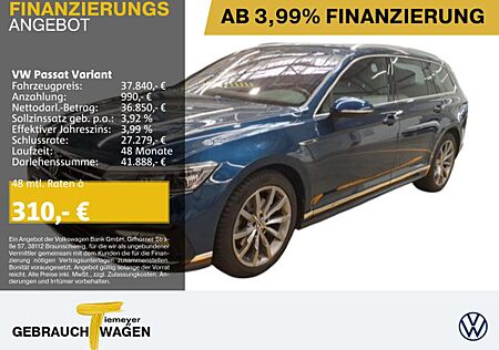 VW Passat Variant Volkswagen 2.0 TDI DSG 4M R-LINE UPE83 LEDER