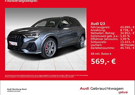 Audi Q3 45 TFSI quattro 2x S line Matrix Sonos Stdhzg
