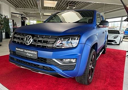 VW Amarok Volkswagen Aventura V6 Leder Standheizung Blau Matt