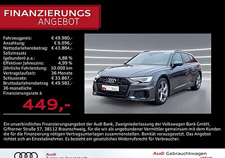 Audi A6 Avant 40 TDI qu S line STHZG AHK KAM Design