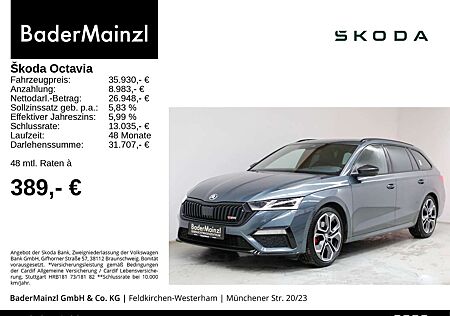 Skoda Octavia Combi RS 2.0 TDI DSG 4x4 StdHzg AHK Pano