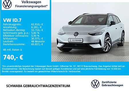 VW ID.7 Volkswagen Tourer Pro S 91 kW/h *Wärmep.*PANO*AHK*20"*